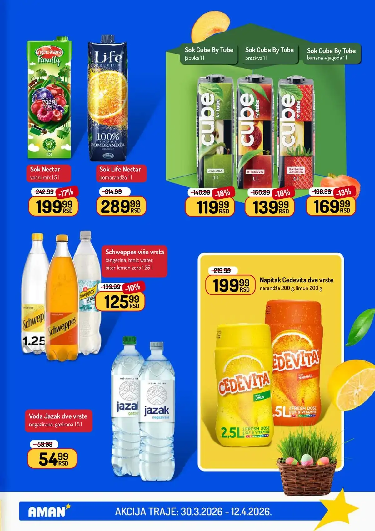Aman akcija katalog – pregled proizvoda po nižim cenama