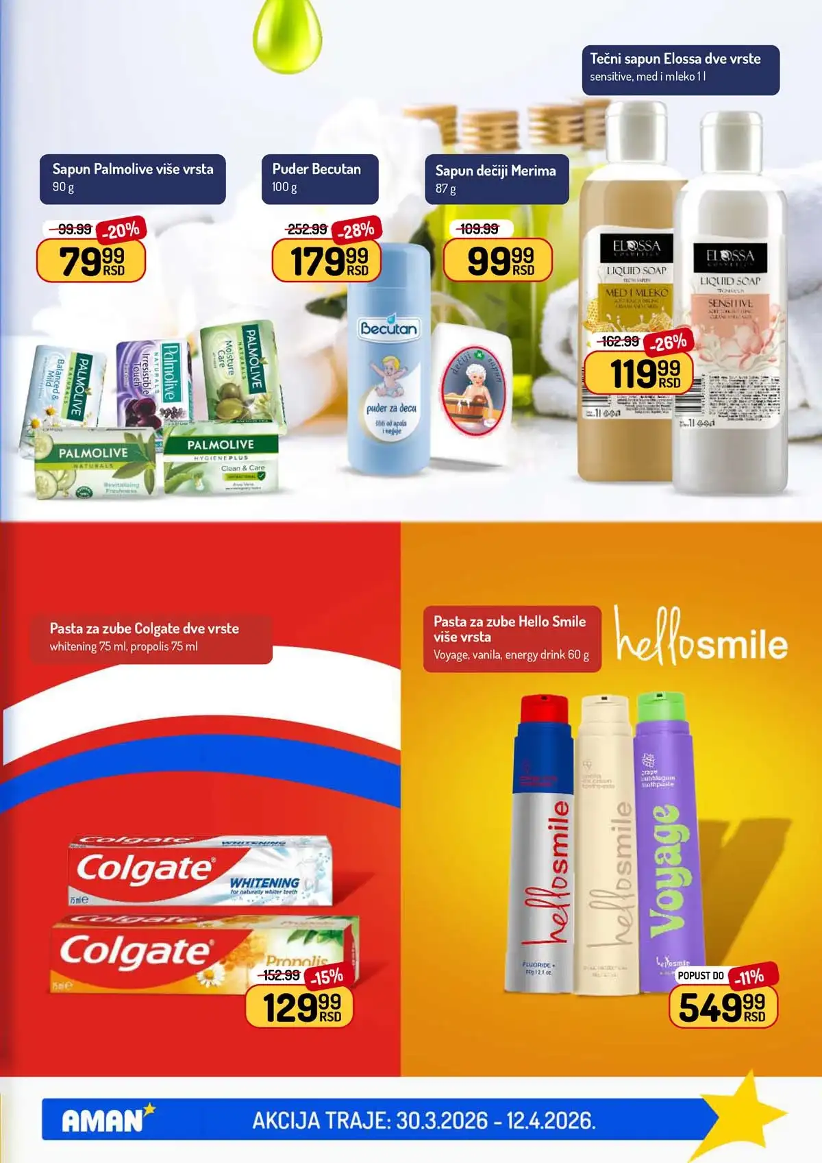 Aman akcija katalog – pregled proizvoda na sniženju