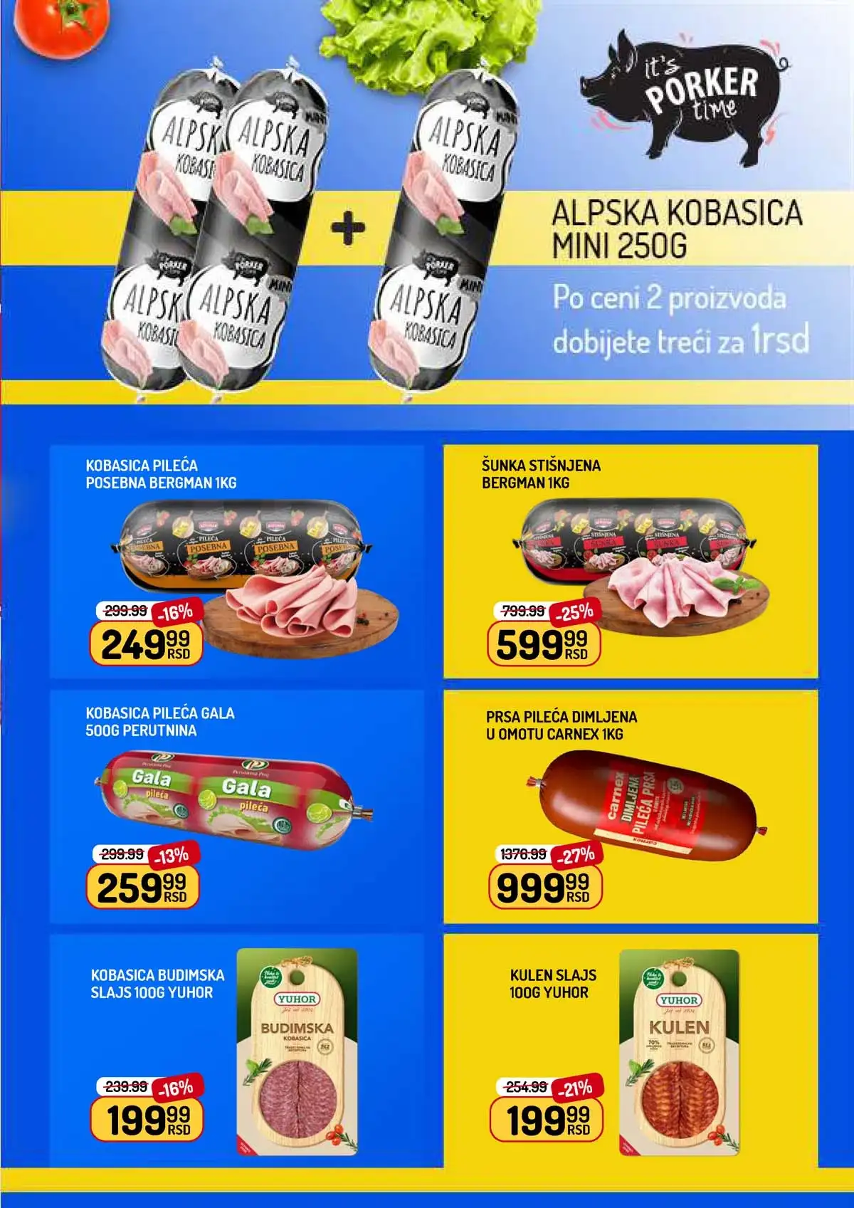 Aman nedeljna akcija katalog strana 3 – prehrana i piće na akciji do 19.03.2026