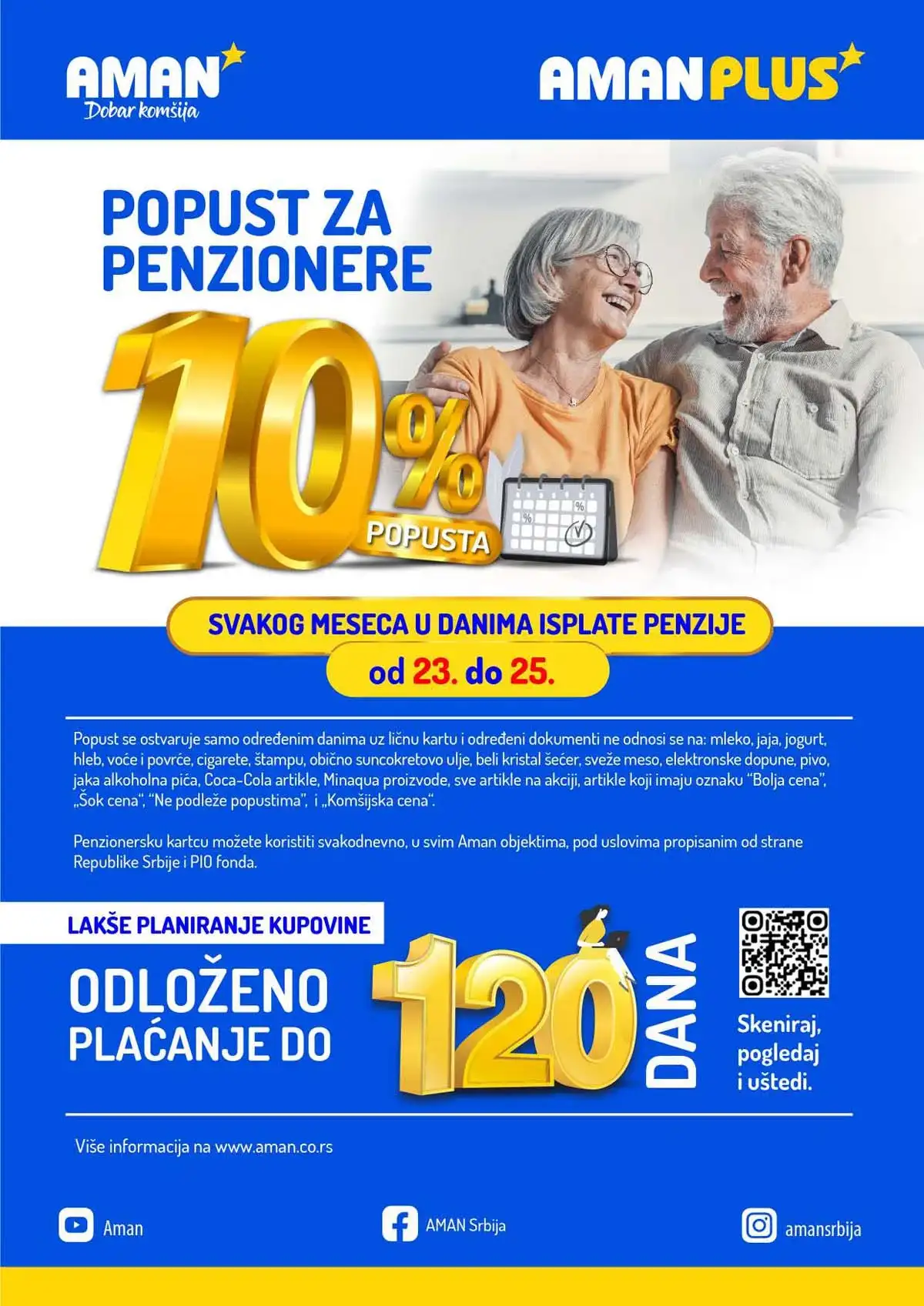 Aman nedeljna akcija katalog strana 16 – završna ponuda kataloga do 19.03.2026