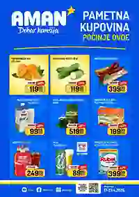 AMAN nedeljna akcija april 2026 sniženja do 37 posto katalog ponuda