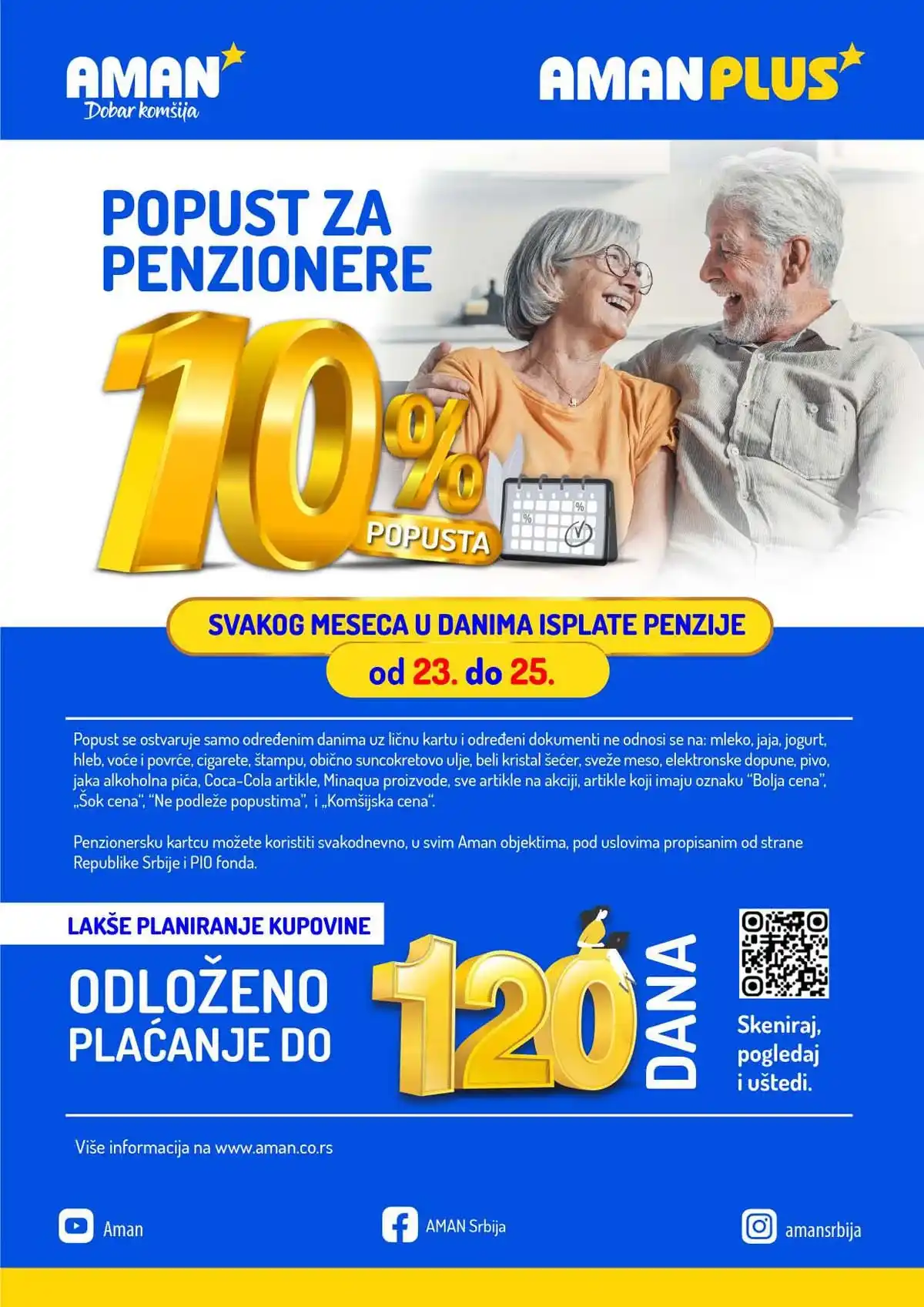 Aman nedeljna akcija katalog strana 16 – završna ponuda i dodatna sniženja do 26. februara 2026.