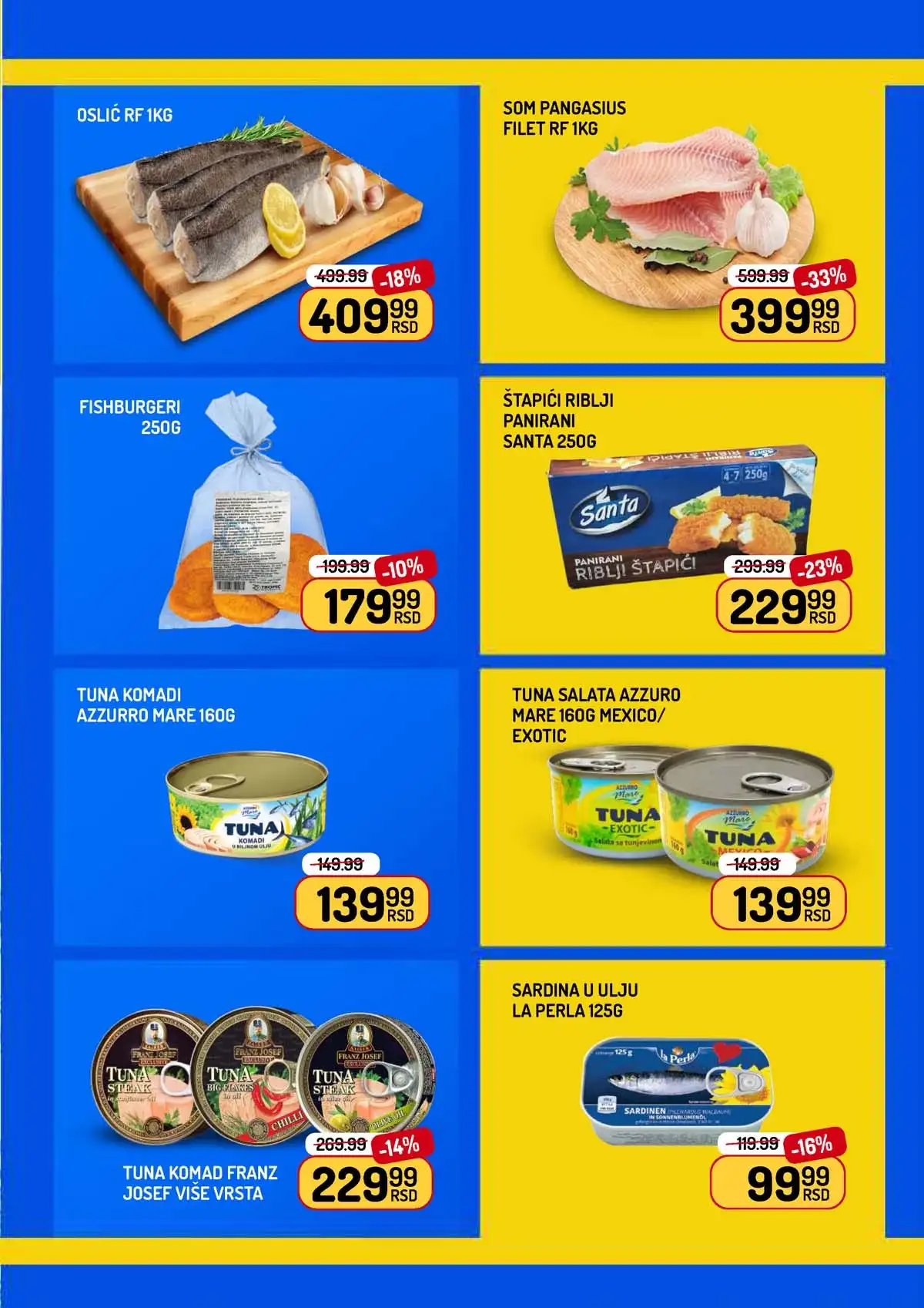 Aman nedeljna akcija katalog strana 5 – voće i povrće po akcijskim cenama do 01.04.2026