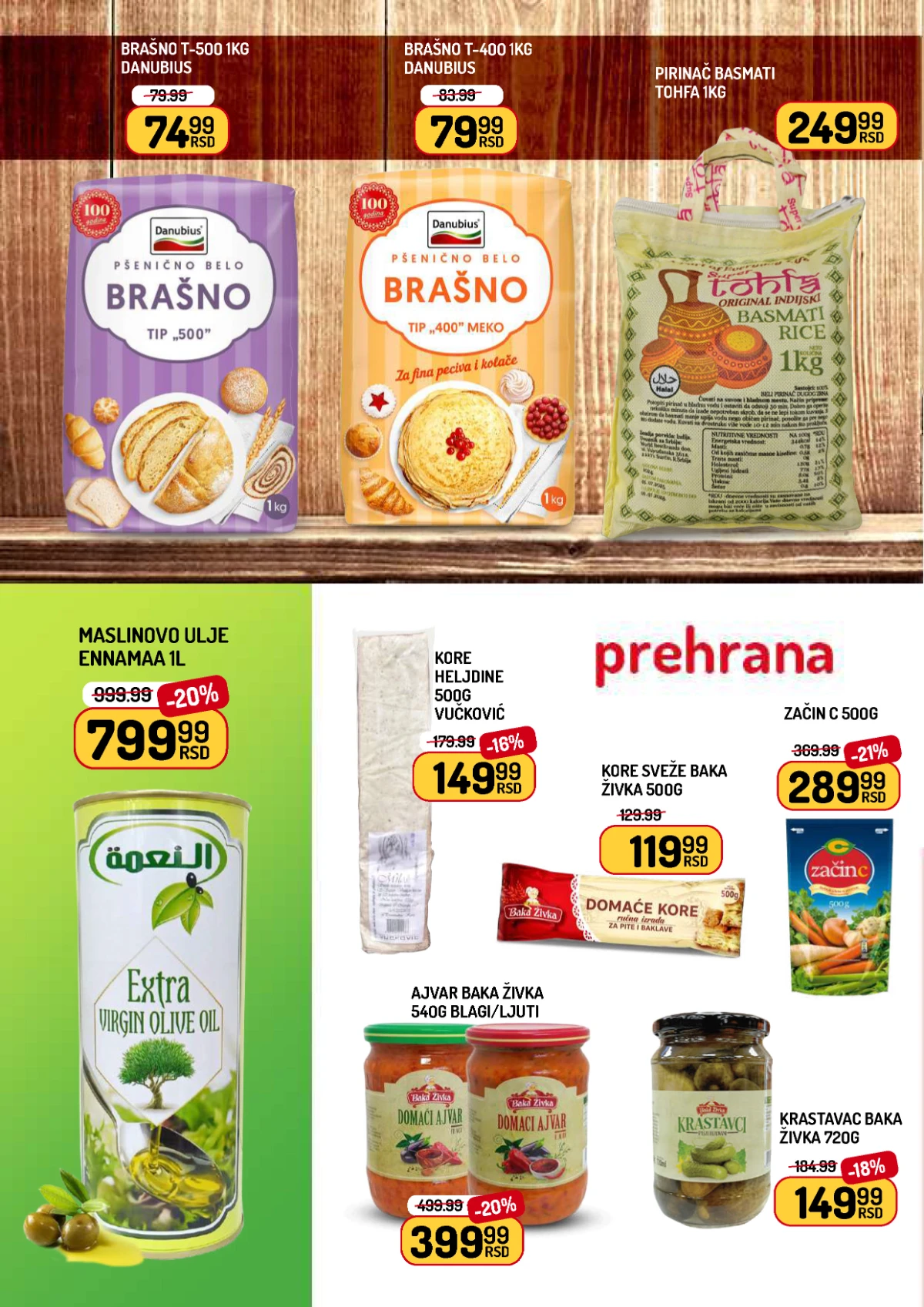 Aman akcija do 04.06.2026 – brašno, pirinač, ajvar i prehrambeni proizvodi