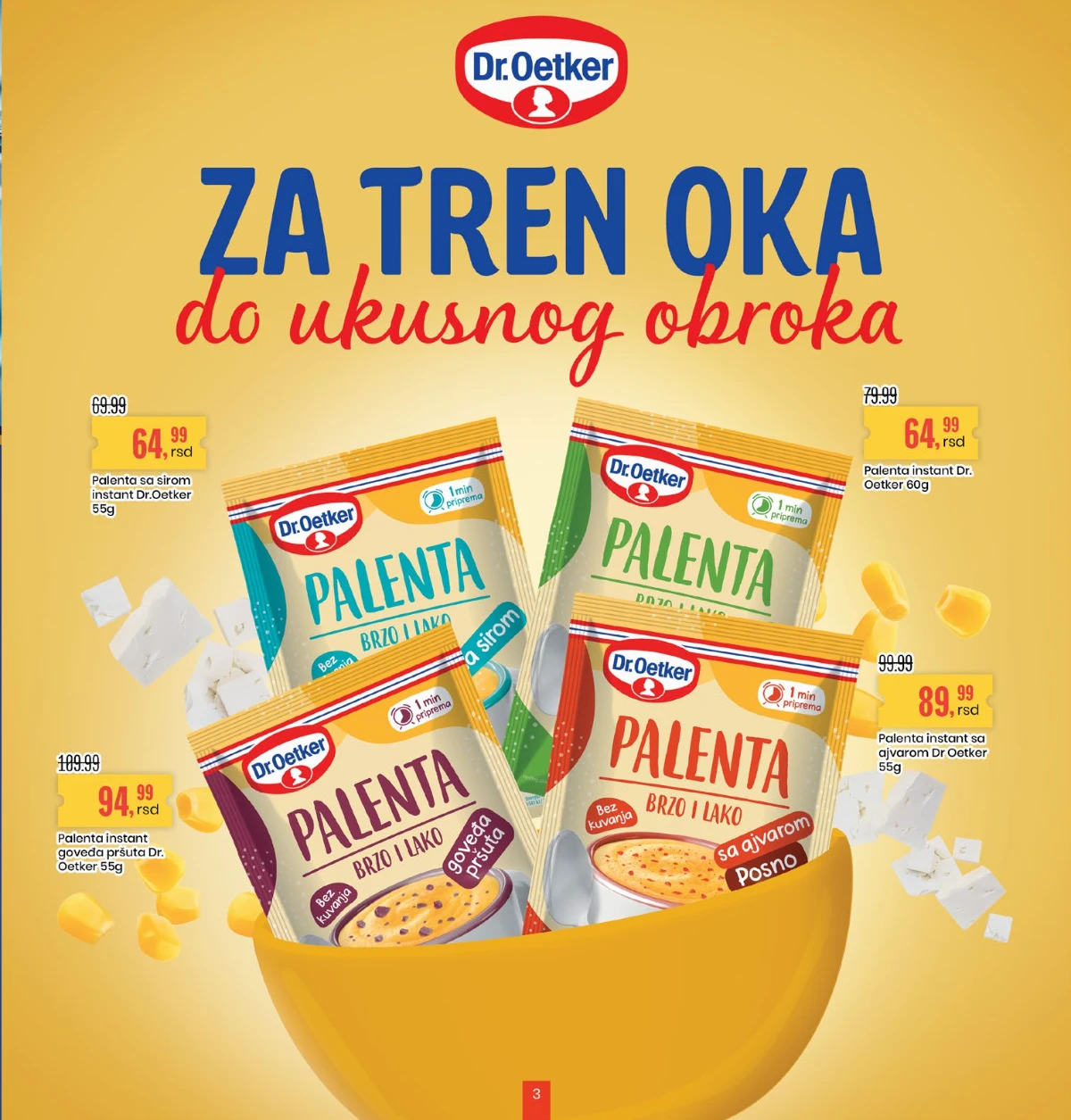 Aroma City Dr.Oetker katalog akcija – instant palenta i brzi obroci po akcijskim cenama strana 3