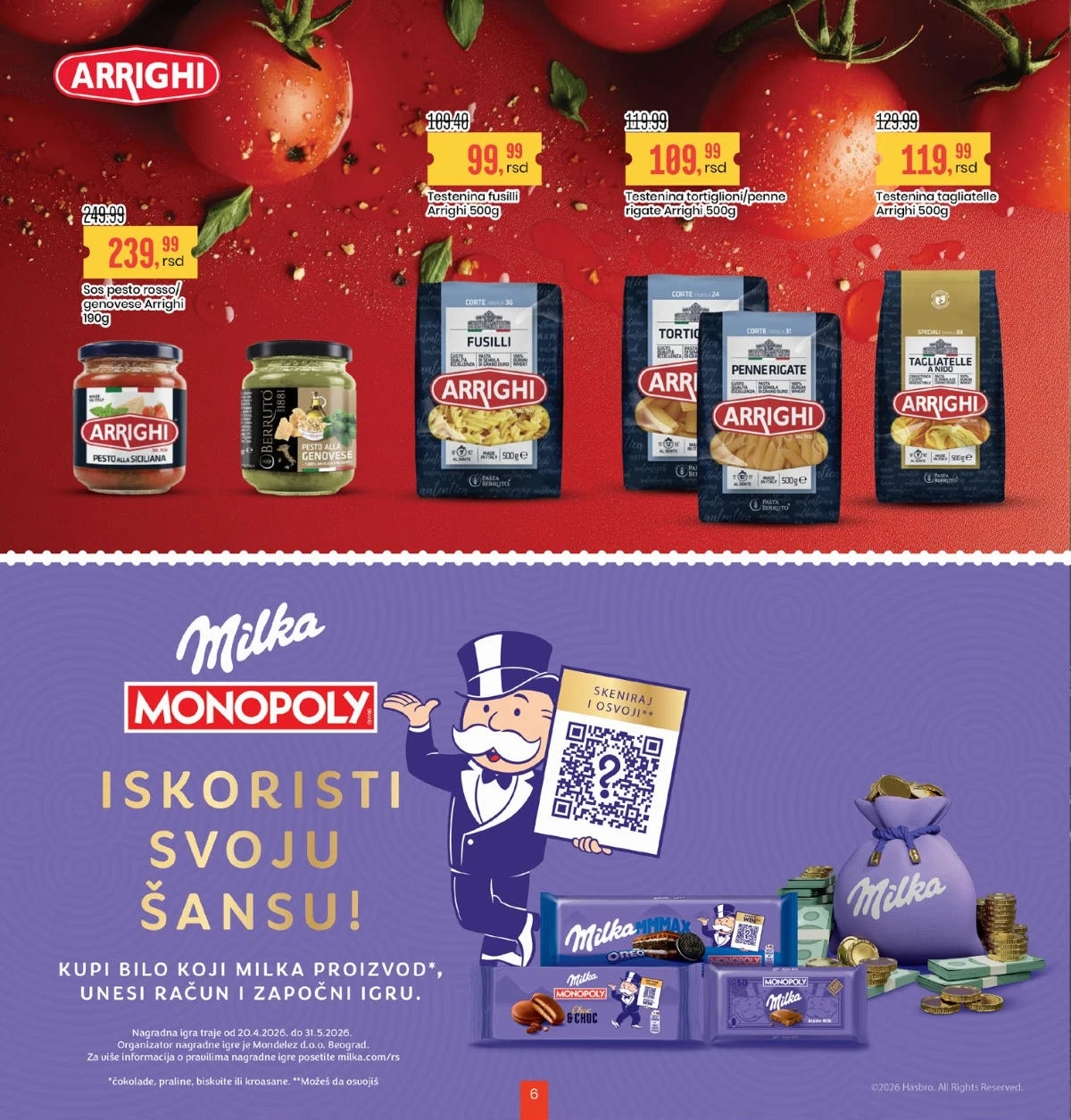 Aroma City katalog testenina Arrighi i Milka proizvodi po sniženim cenama strana 6