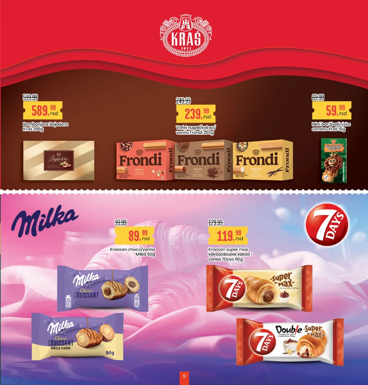 Aroma City katalog čokolade, kroasani i slatkiši akcija Srbija strana 9