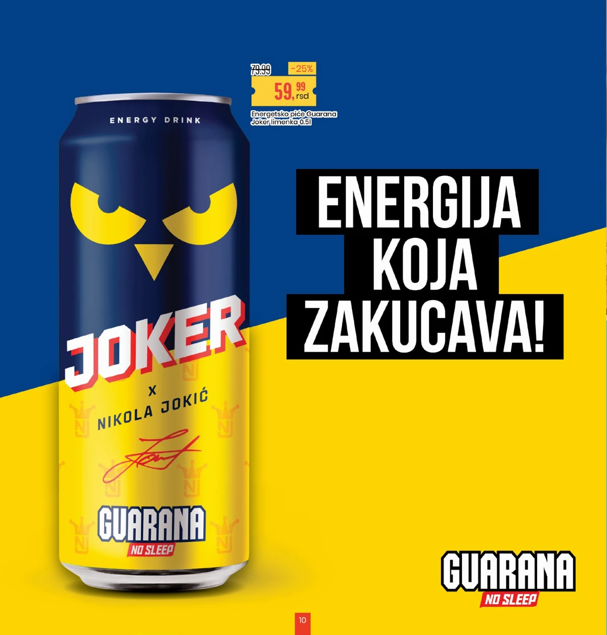 Aroma City katalog energetska pića Joker Guarana akcija Srbija strana 10