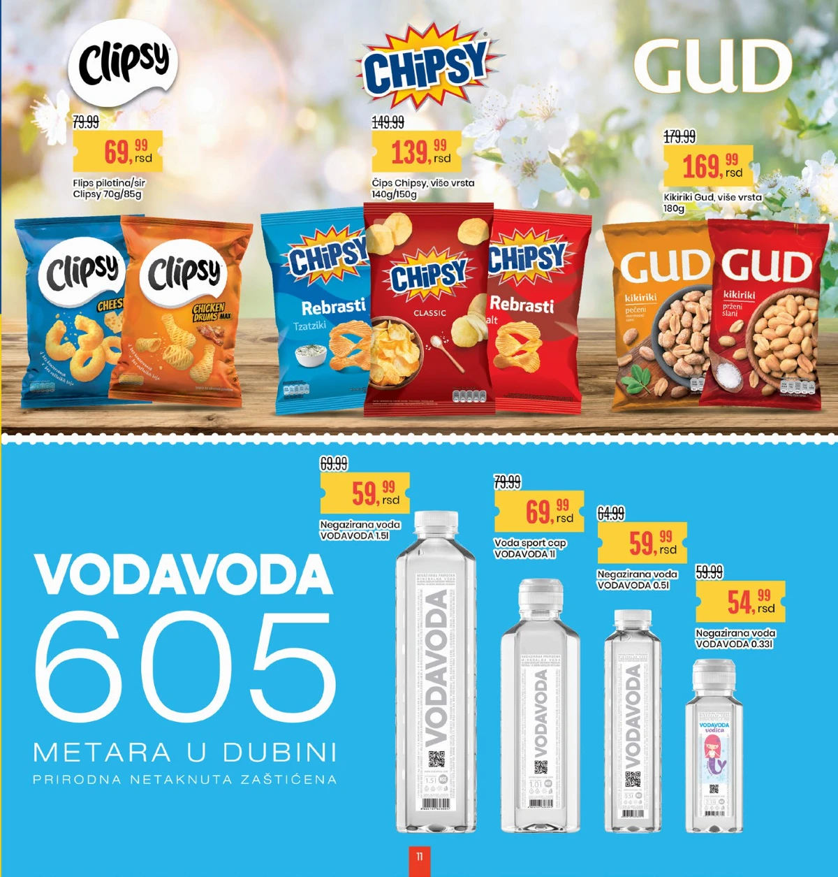 Aroma City katalog Chipsy, Clipsy, Gud i VodaVoda proizvodi akcija strana 11