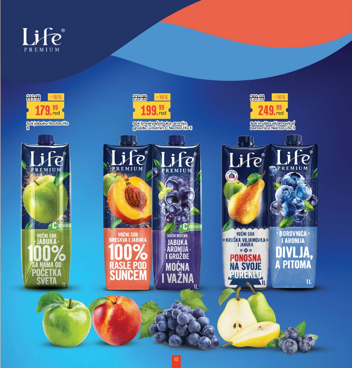Aroma City katalog Life Premium sokovi i voćni napici akcija Srbija strana 13