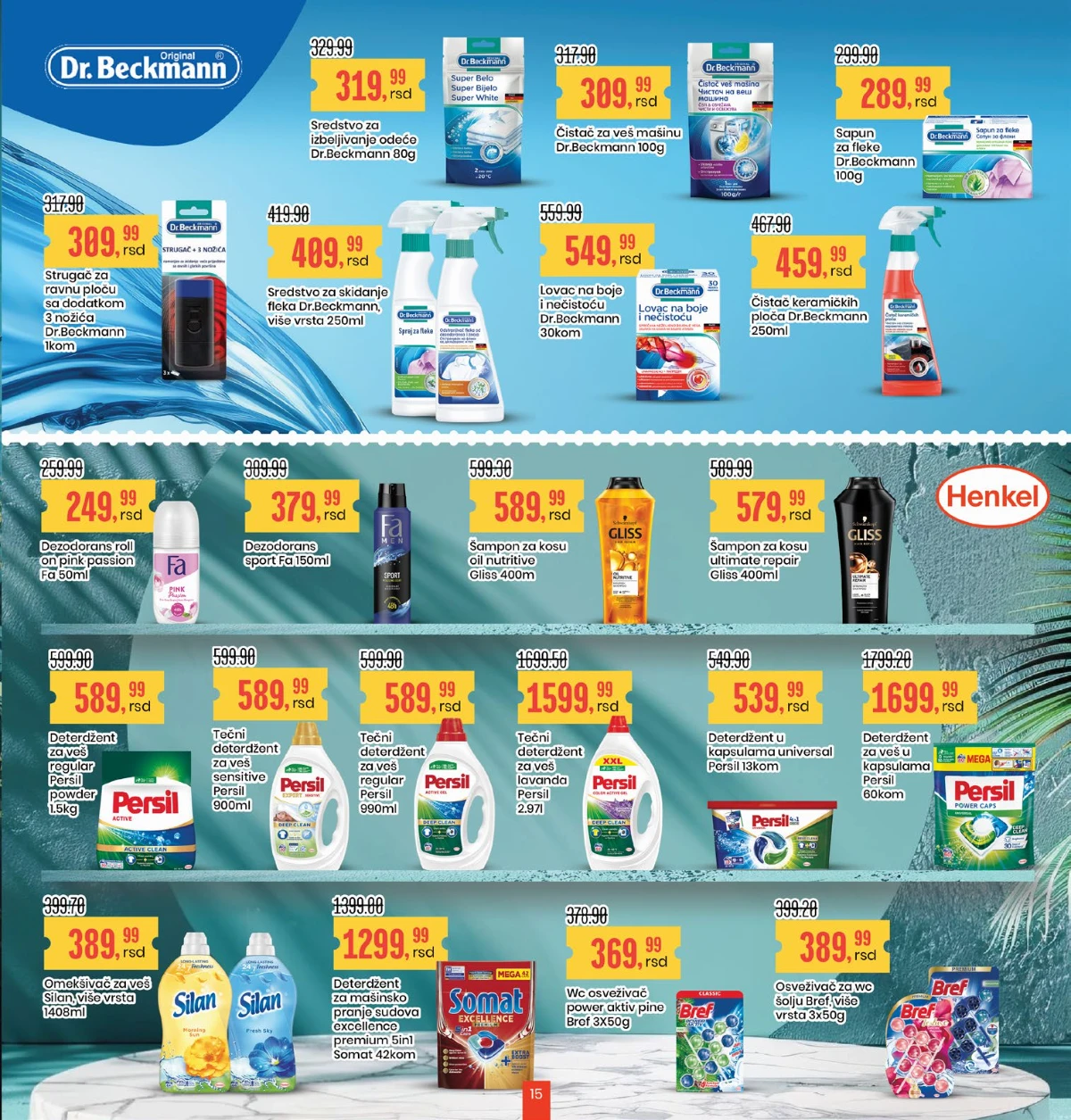 Aroma City katalog Persil, Bref, Silan i Dr.Beckmann proizvodi akcija strana 15