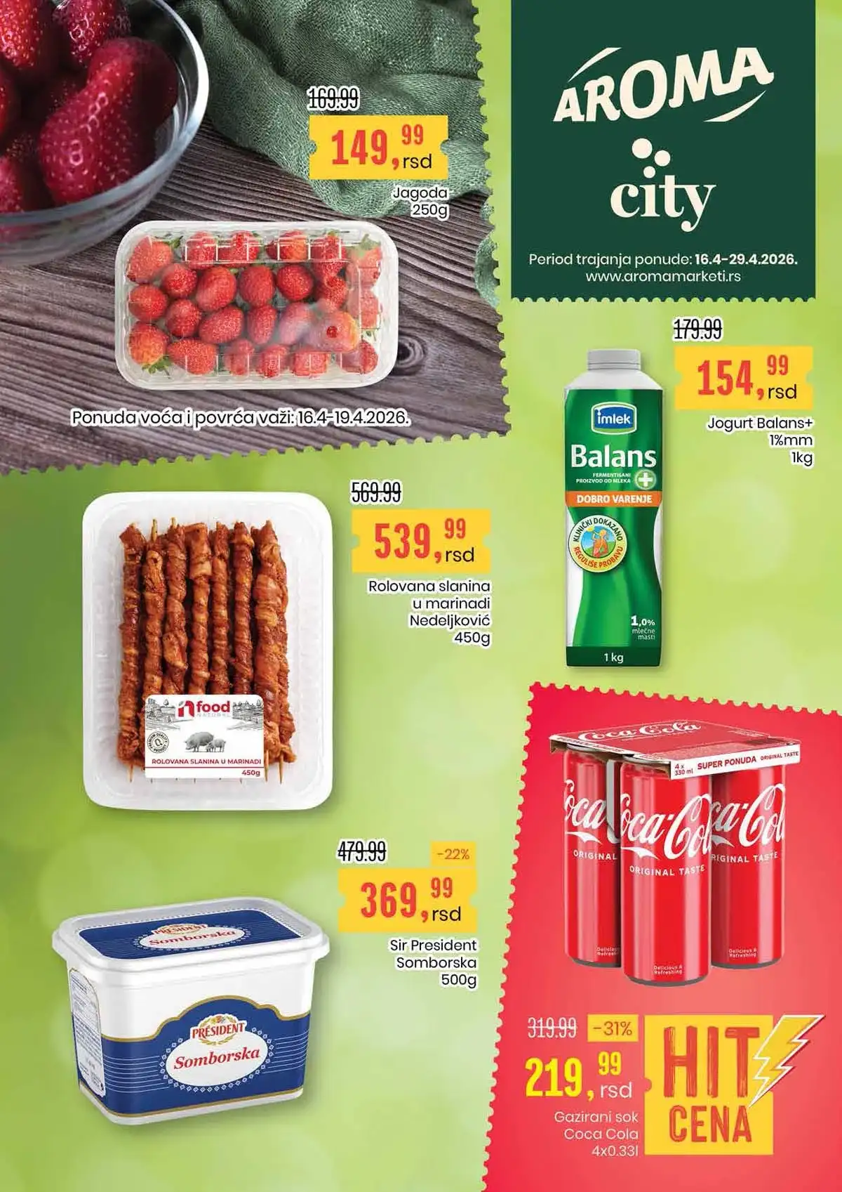 Aroma i Aroma City akcija popusti do 39% katalog april 2026
