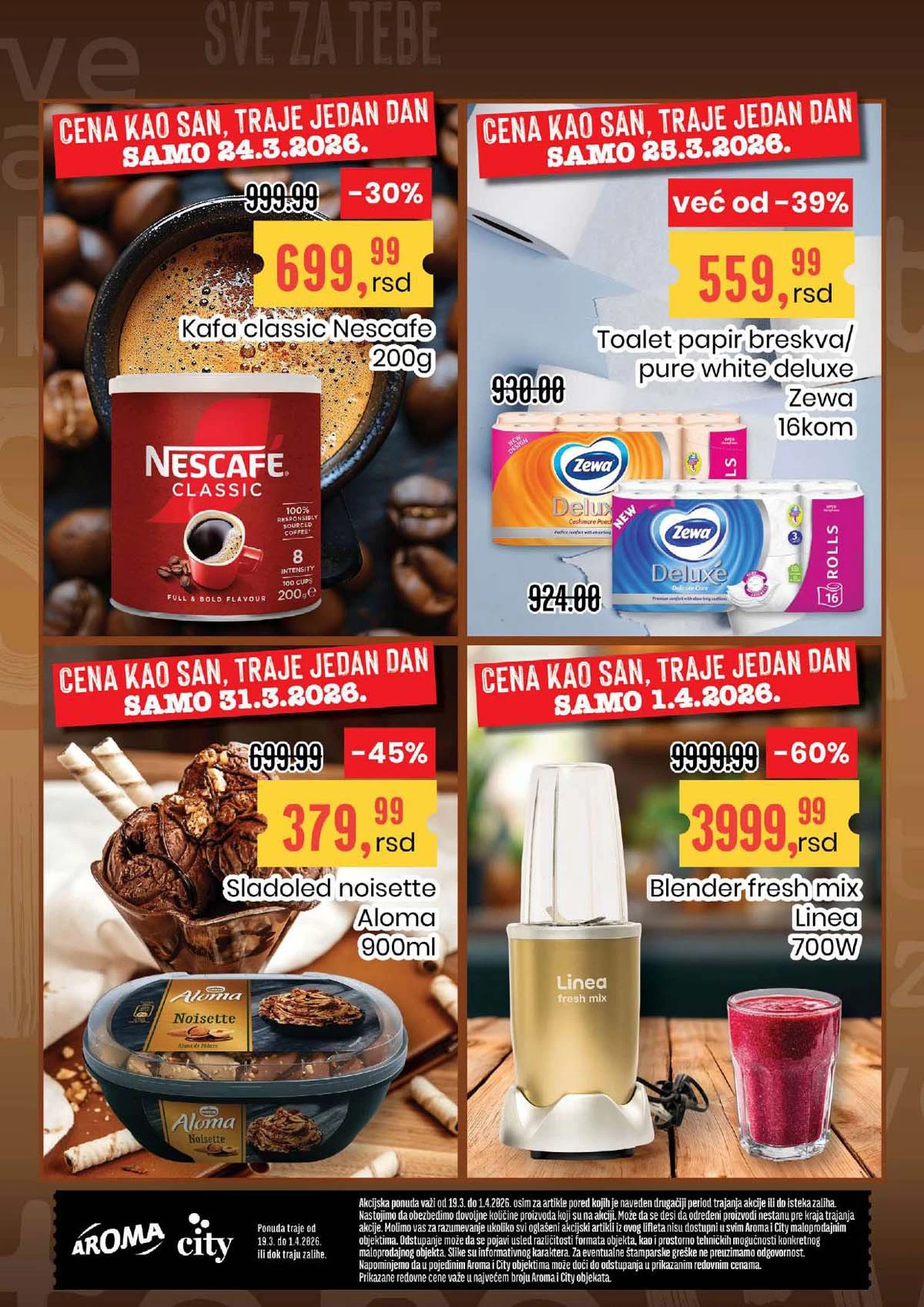 Aroma i Aroma City akcija katalog popusta do 15. aprila 2026 strana 20