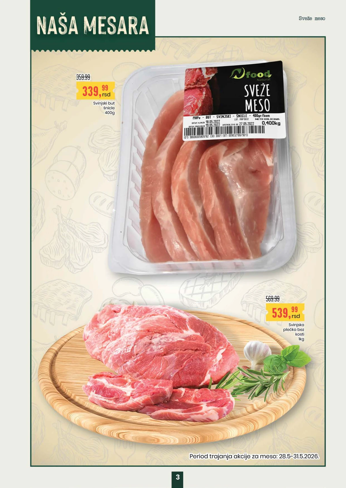 Aroma City katalog svinjski but i svinjski kare akcija Srbija strana 3