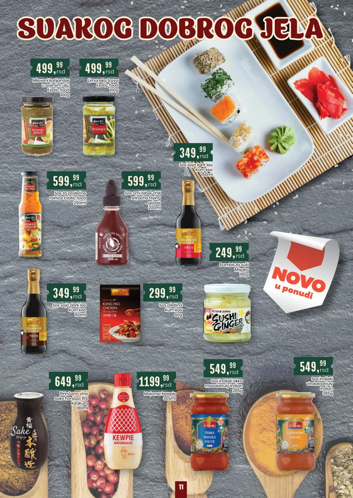 Aroma City katalog soja sos sushi proizvodi i egzotična hrana Srbija strana 11