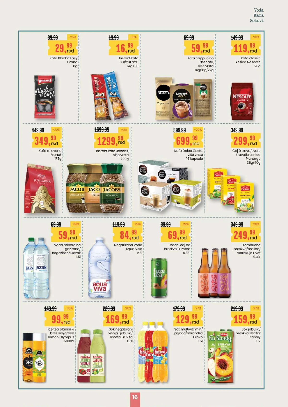 Aroma City katalog zamrznuta hrana povrće meso akcija Srbija strana 16