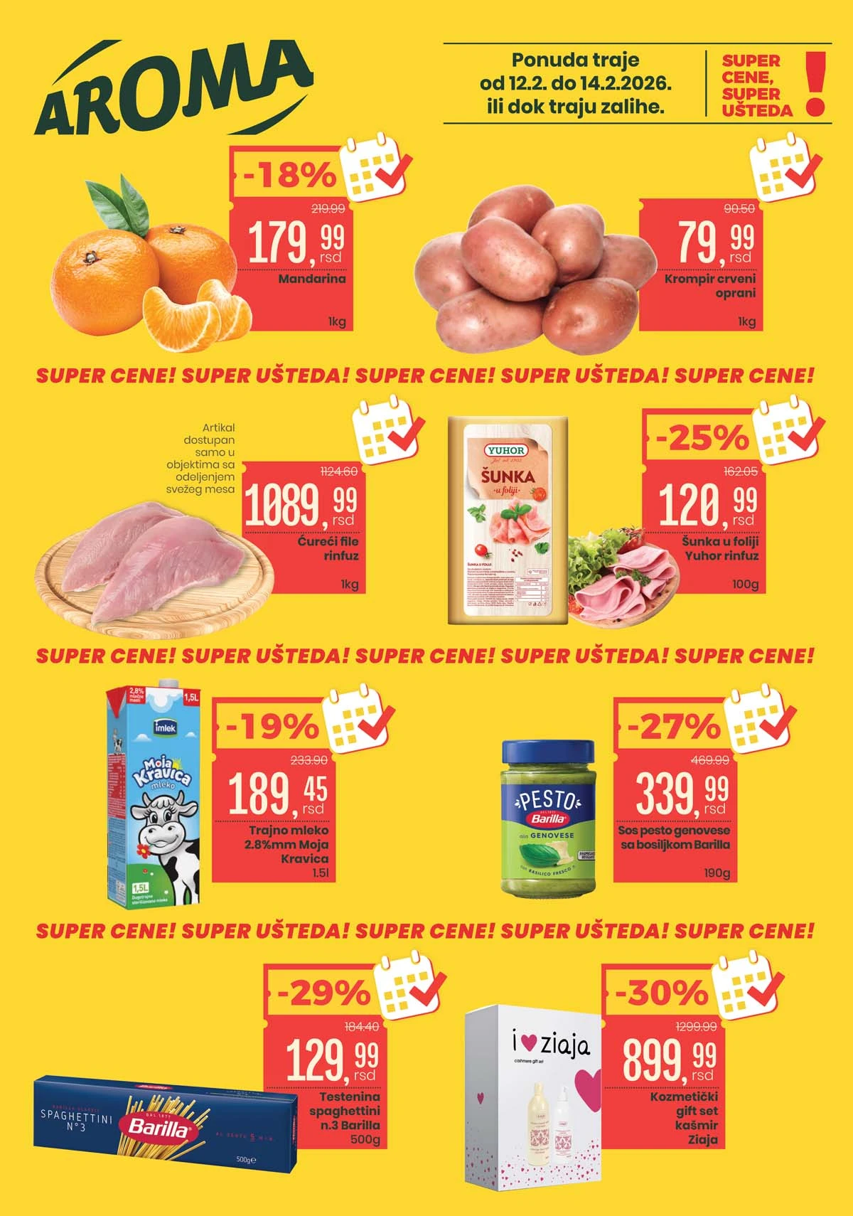 AROMA Vikend akcija sniženo