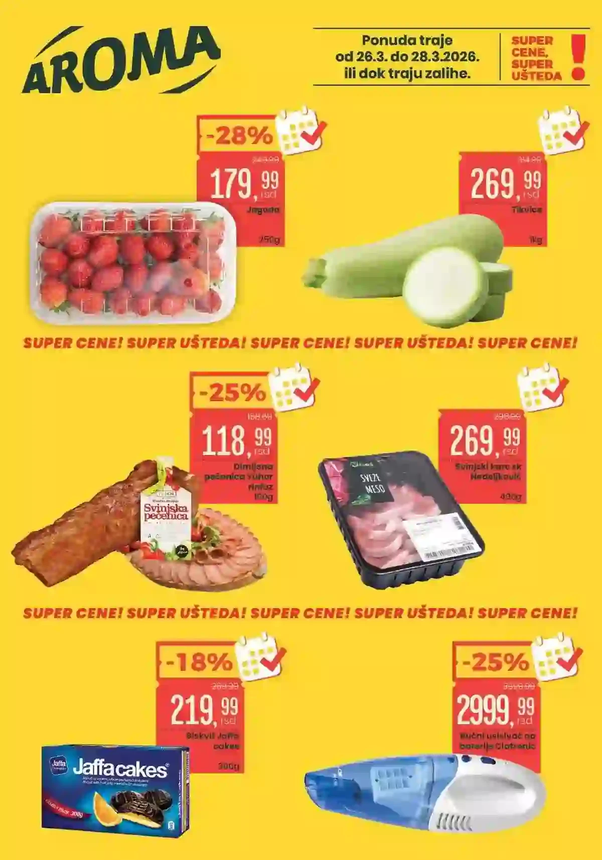 Aroma vikend akcija sniženja Vikend akcija Aroma sniženje