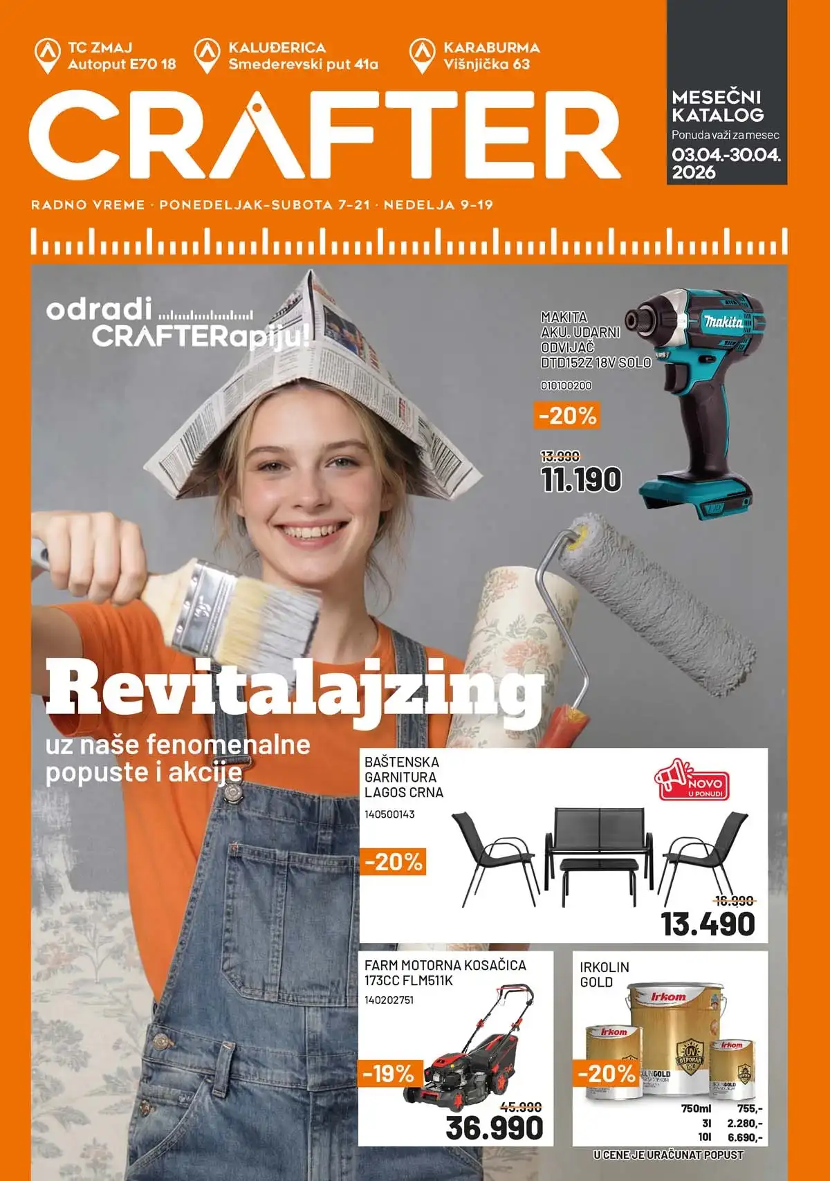 Crafter Akcija katalog Crafter akcija sniženja Kataloška ponuda popusta