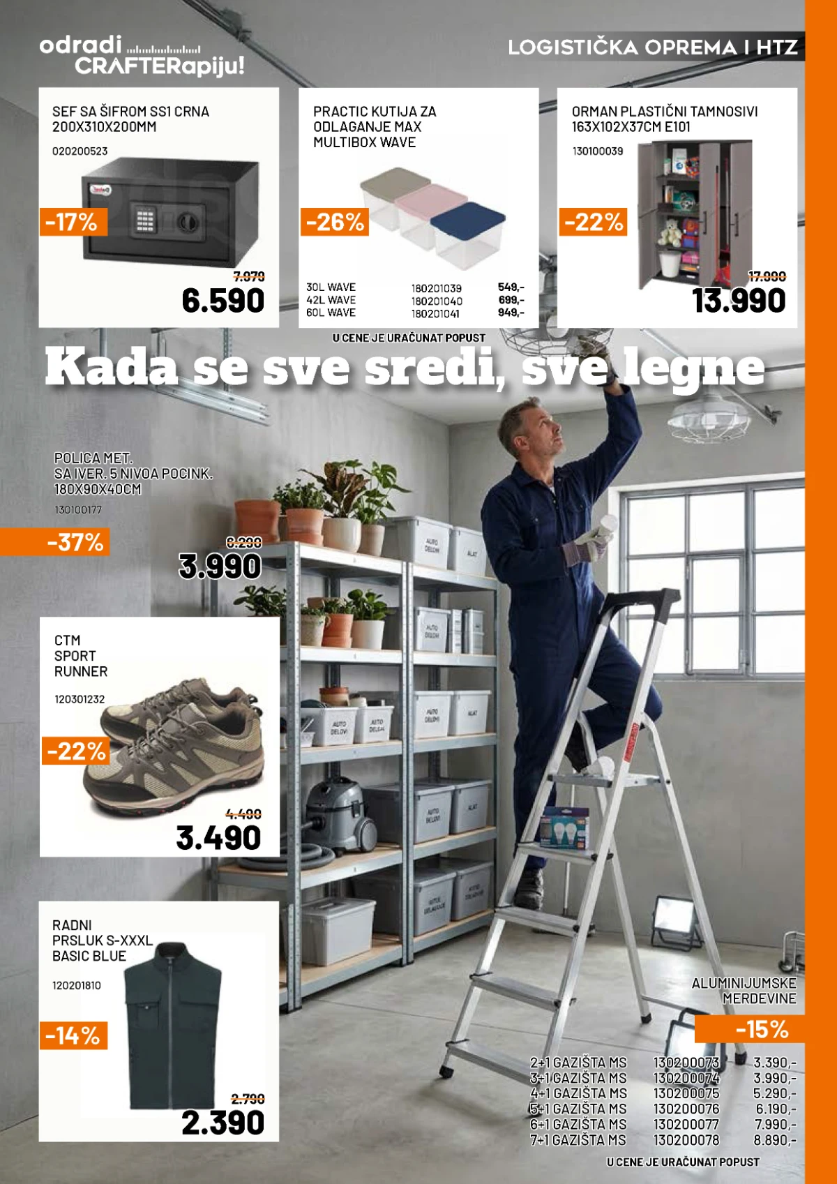 Crafter katalog maj 2026 laminat pločice podne obloge sniženje Srbija