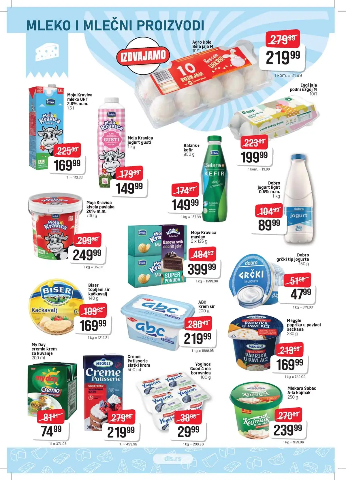 DIS katalog sniženja za Uskrs strana 4 – prehrana i kućne potrepštine Srbija