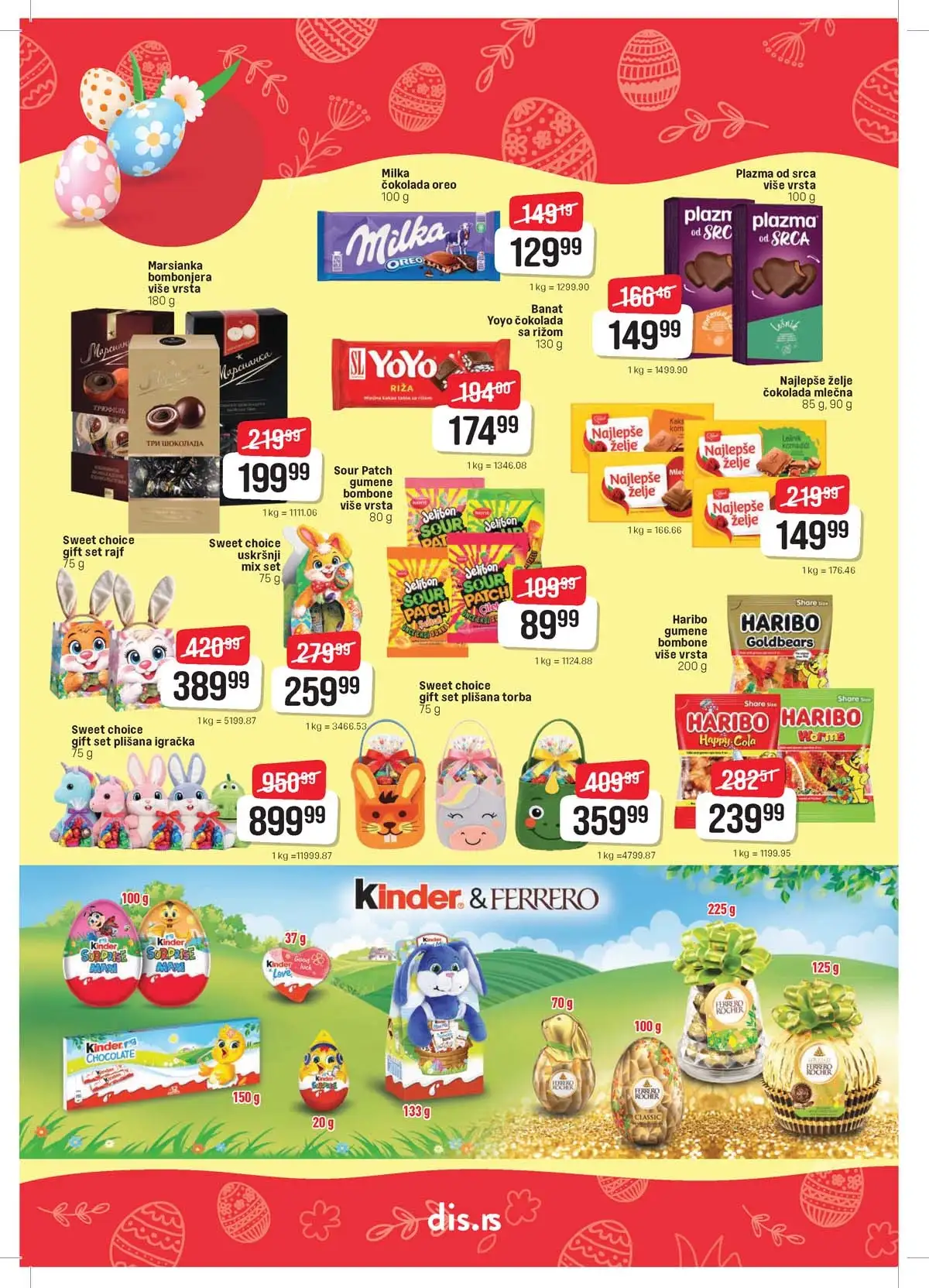 DIS katalog sniženja za Uskrs strana 14 – prehrana i kućne potrepštine Srbija