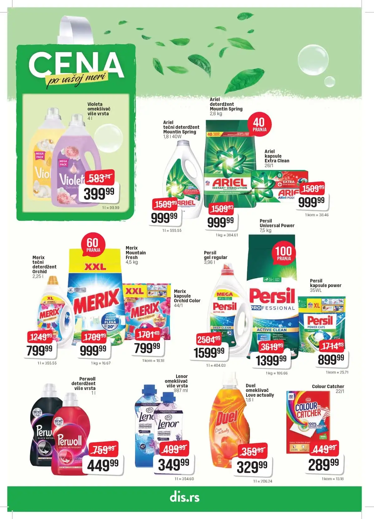 DIS katalog sniženja za Uskrs strana 16 – prehrana i kućne potrepštine Srbija