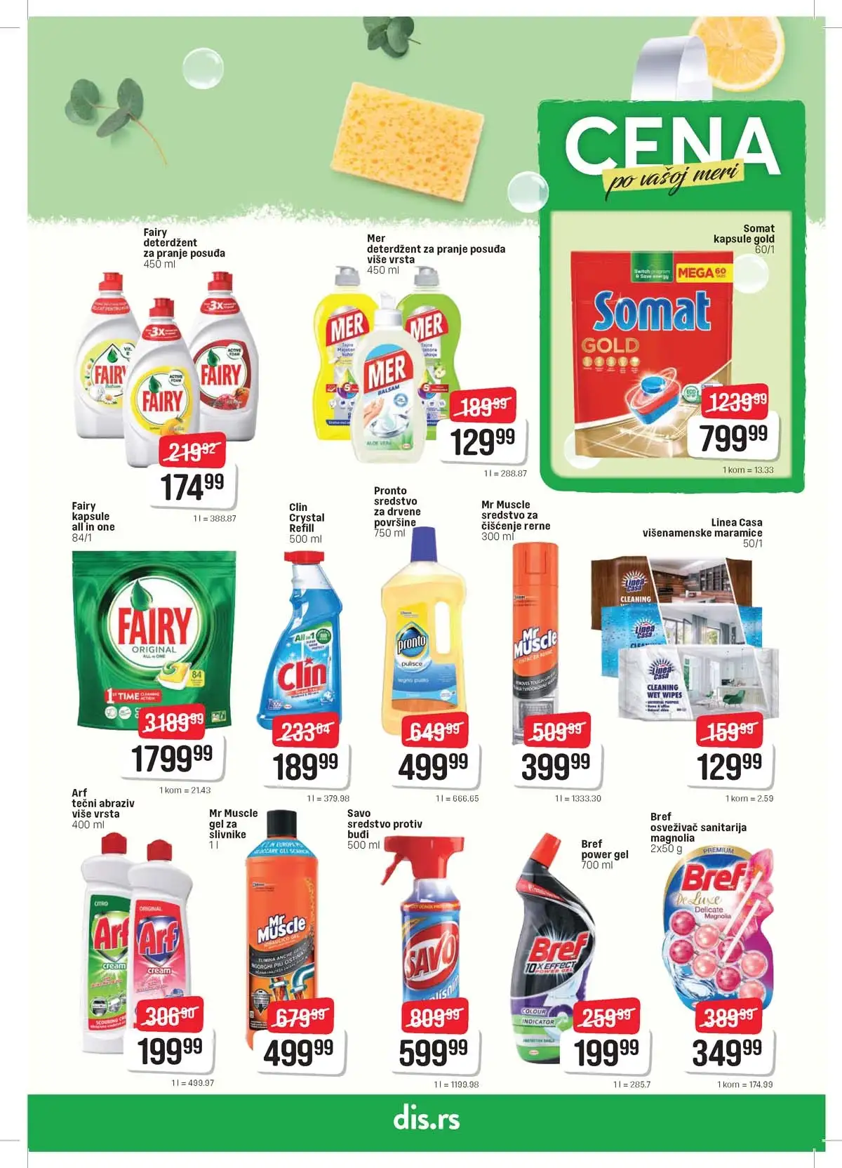 DIS katalog sniženja za Uskrs strana 17 – prehrana i kućne potrepštine Srbija