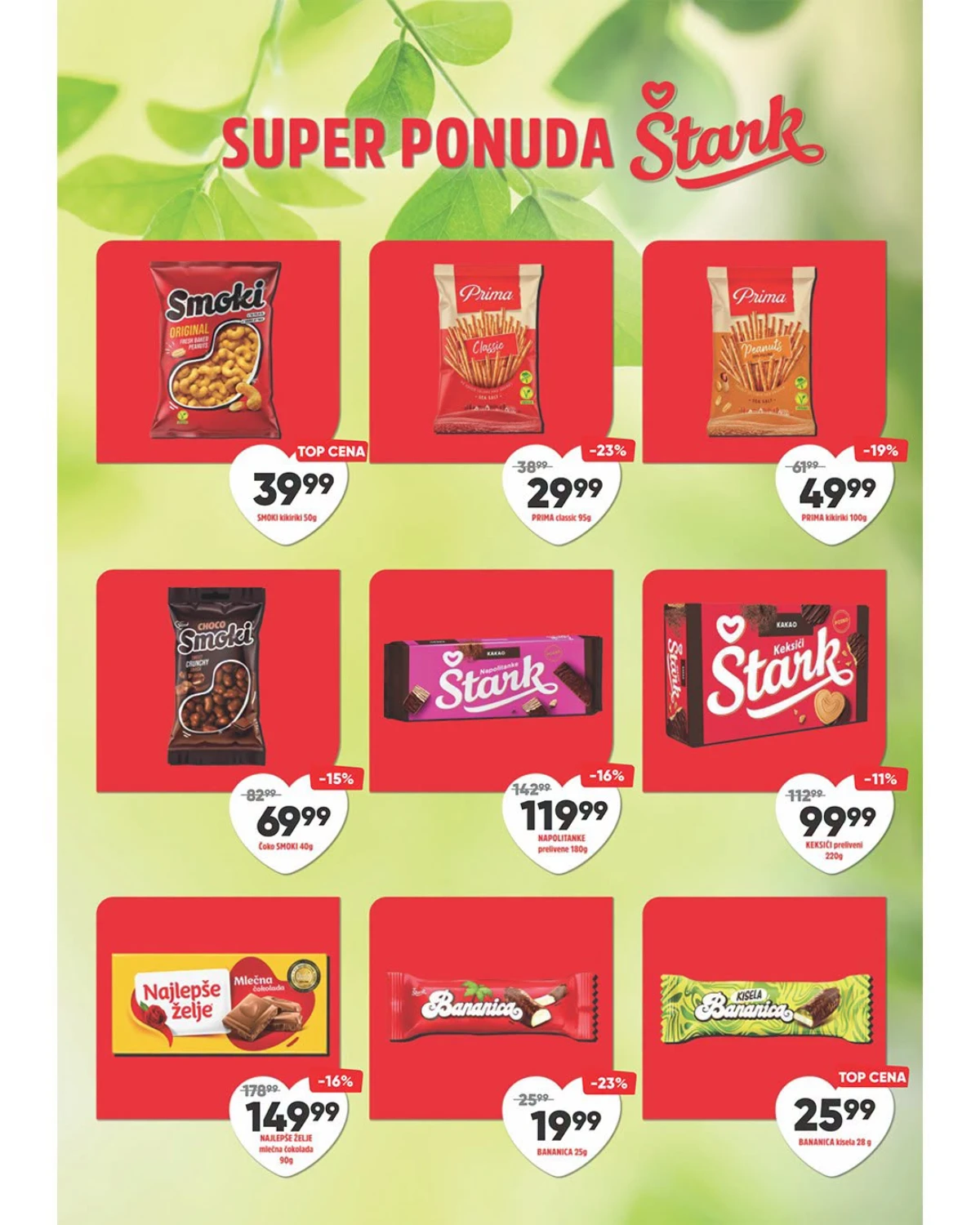 DTL Leon katalog strana 3 – Štark slatkiši, Smoki, Prima, Bananica i Najlepše želje