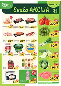 Persu akcija – paradajz 299,90 RSD, krastavac 139,90 RSD i kupus na sniženju do 03.05.2026