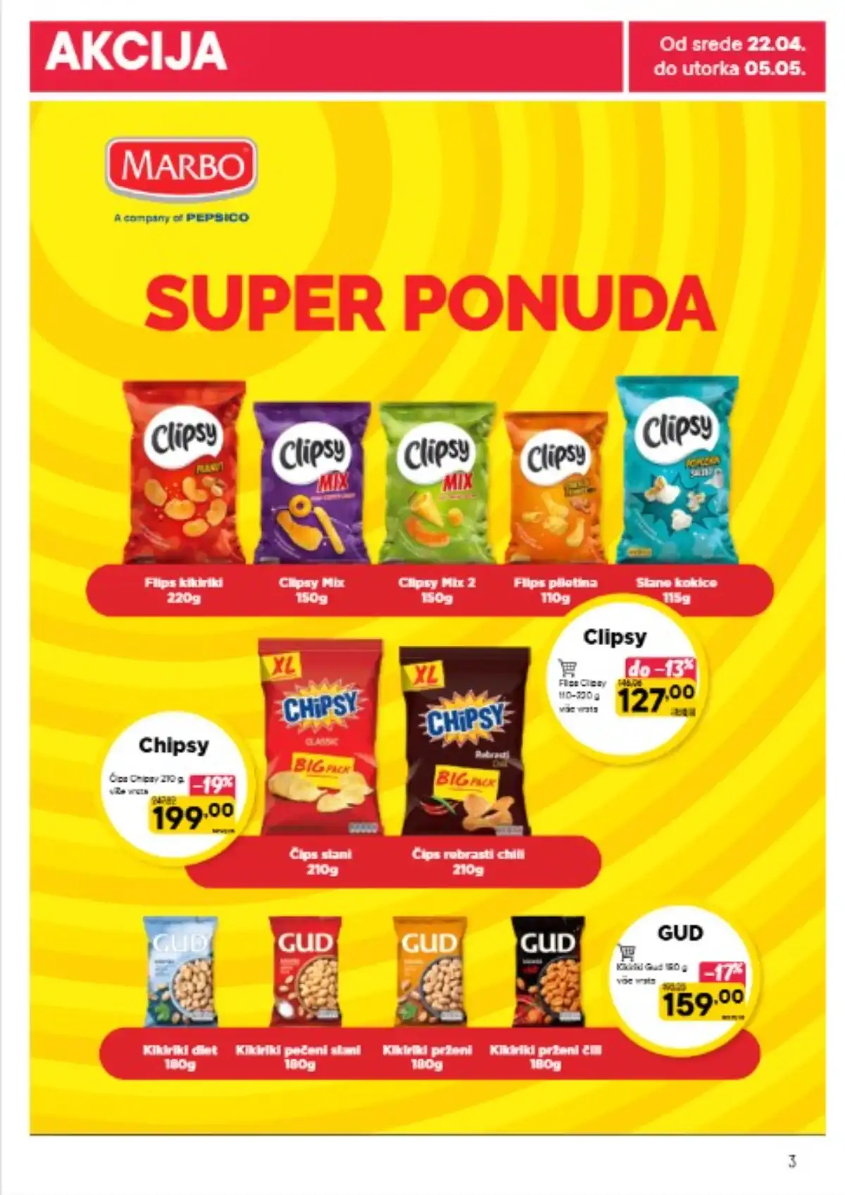 Persu akcija strana 3 kataloga do 05. maja 2026. promotivne cene Srbija