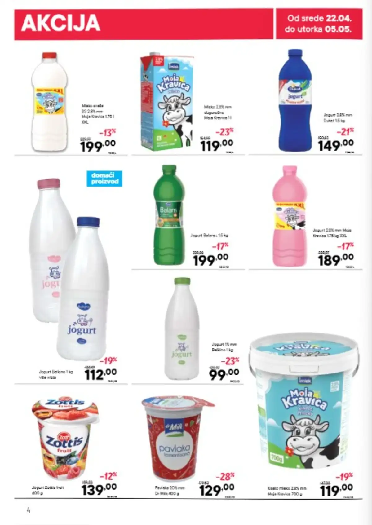 Persu akcijski katalog strana 4 do 05. maja 2026. popusti i sniženja Srbija