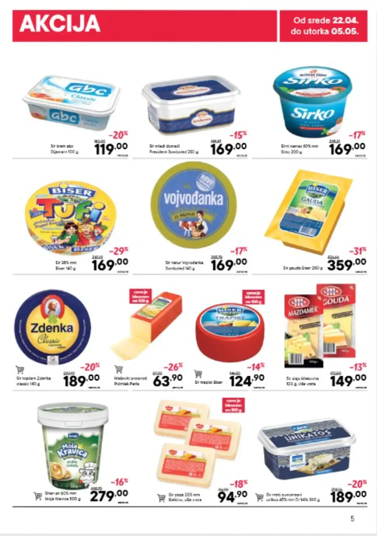 Persu akcija strana 5 kataloga do 05. maja 2026. niske cene proizvoda Srbija