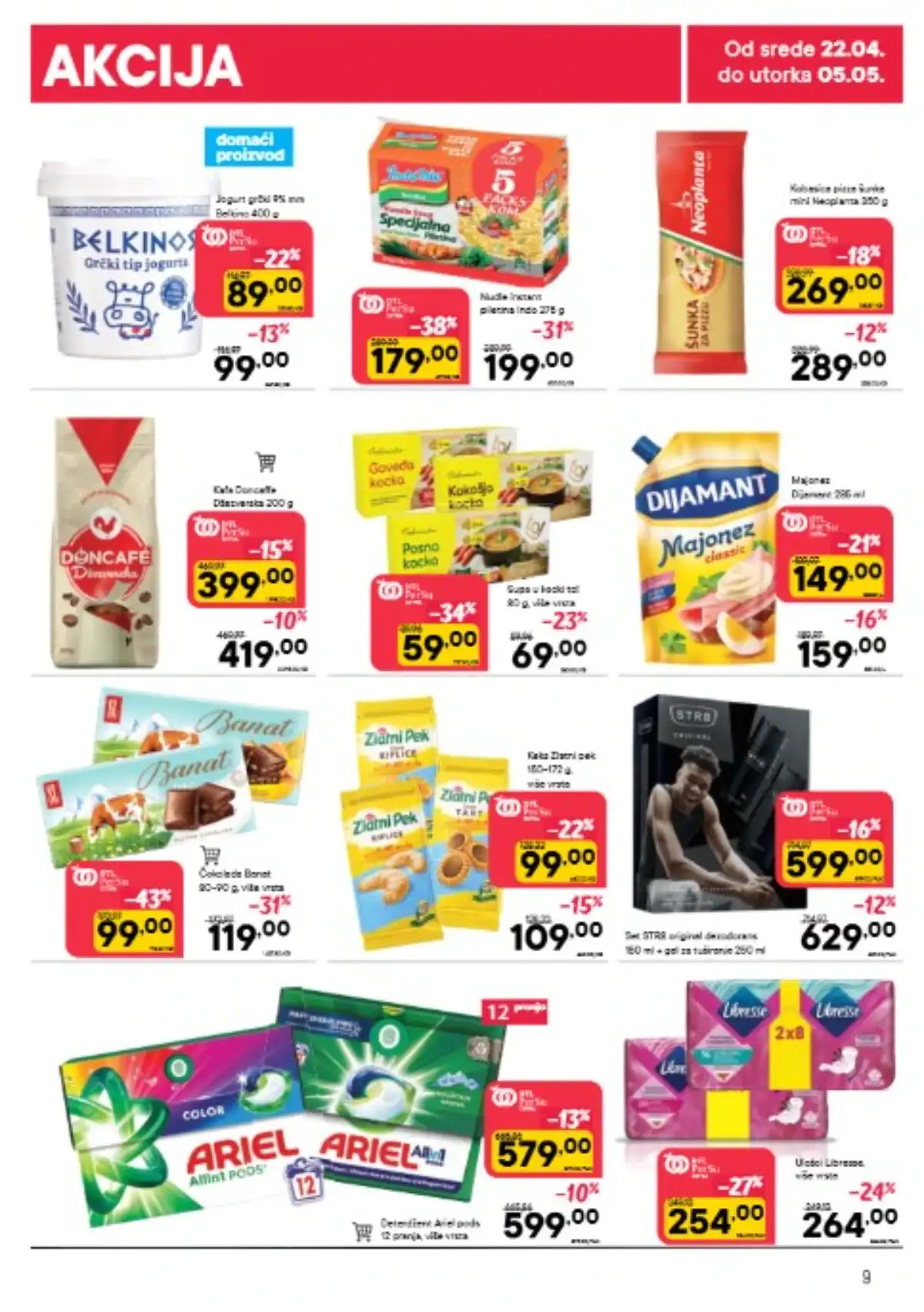 Persu akcijski katalog strana 9 do 05. maja 2026. niske cene proizvoda Srbija