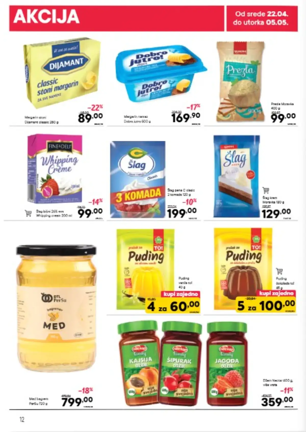 Persu akcijski katalog strana 12 do 05. maja 2026. sniženi proizvodi Srbija