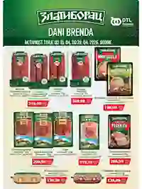 Podunavlje Dani brenda Zlatiborac sniženja mesni proizvodi april 2026 Srbija