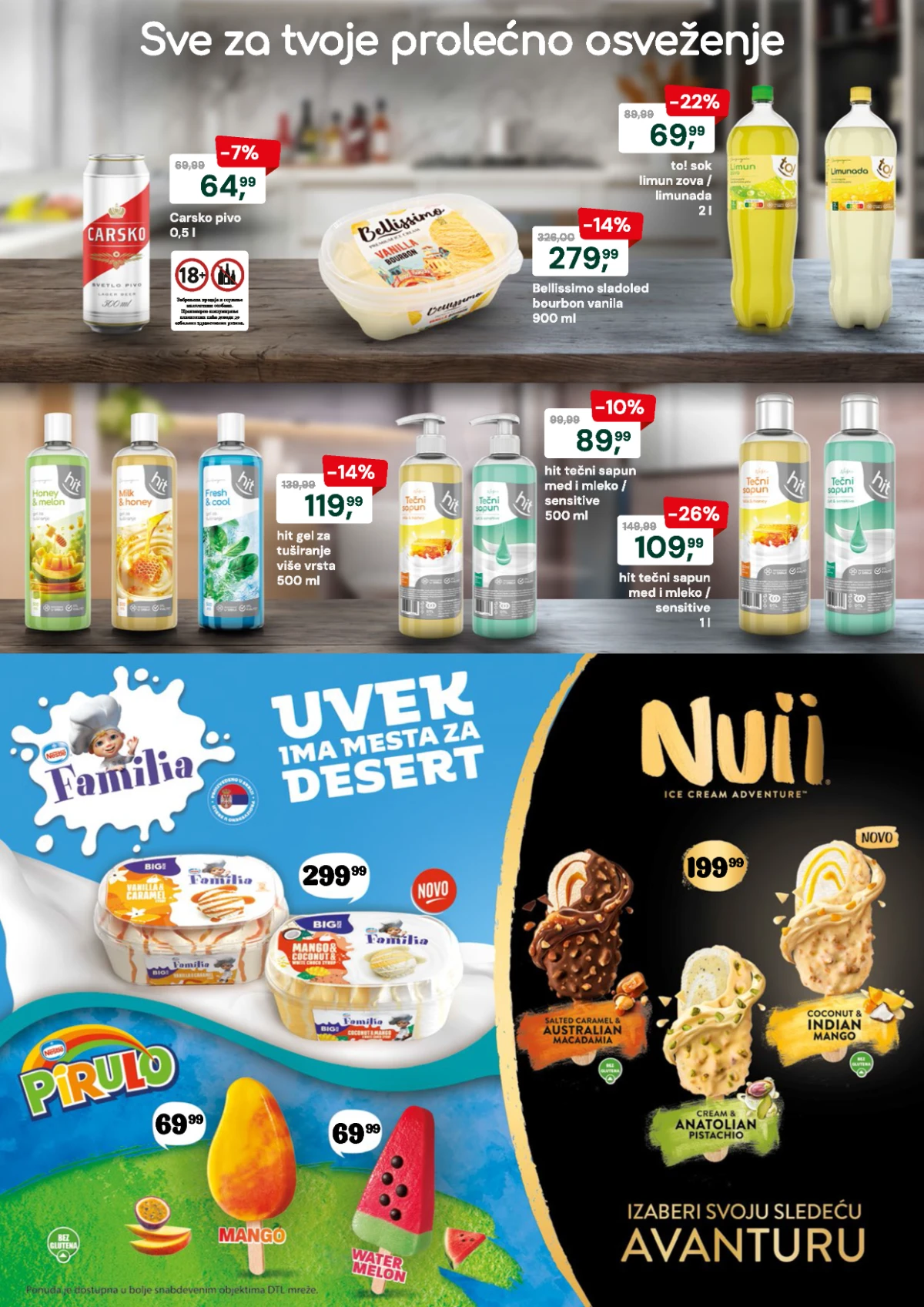 DTL Podunavlje katalog akcija do 40% – nova sniženja i akcijske ponude DTL Podunavlje akcija do 01.06.2026 – proizvodi za svakodnevnu kupovinu na sniženju