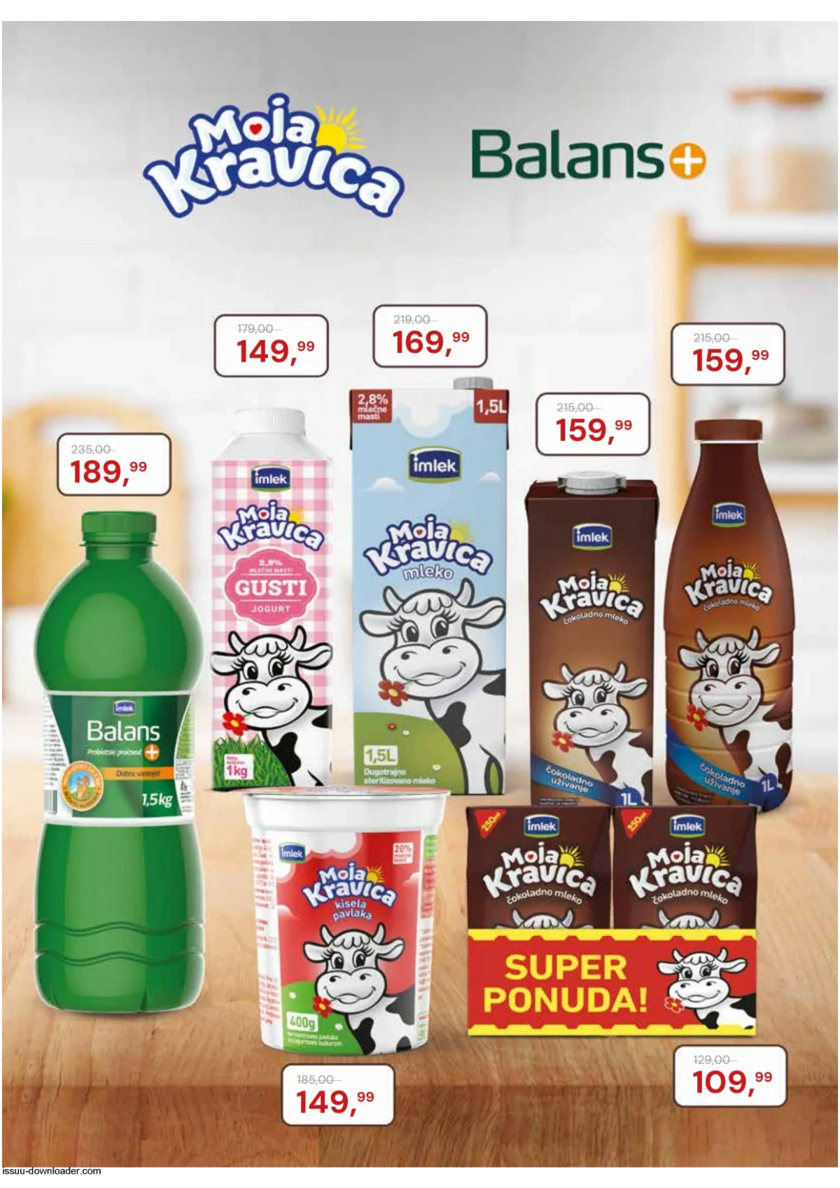 DTL Proleter katalog sniženja – Moja Kravica mleko, jogurt i pavlaka po akcijskim cenama