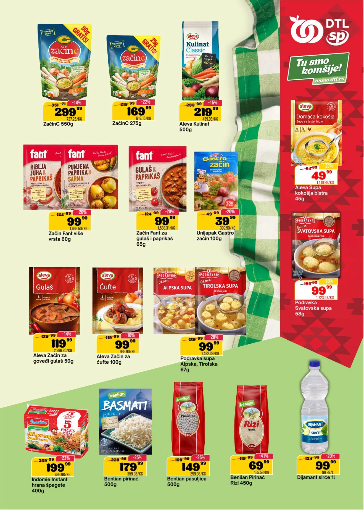 DTL SP Marketi katalog do 29.06.2026 sa novim akcijama i popustima