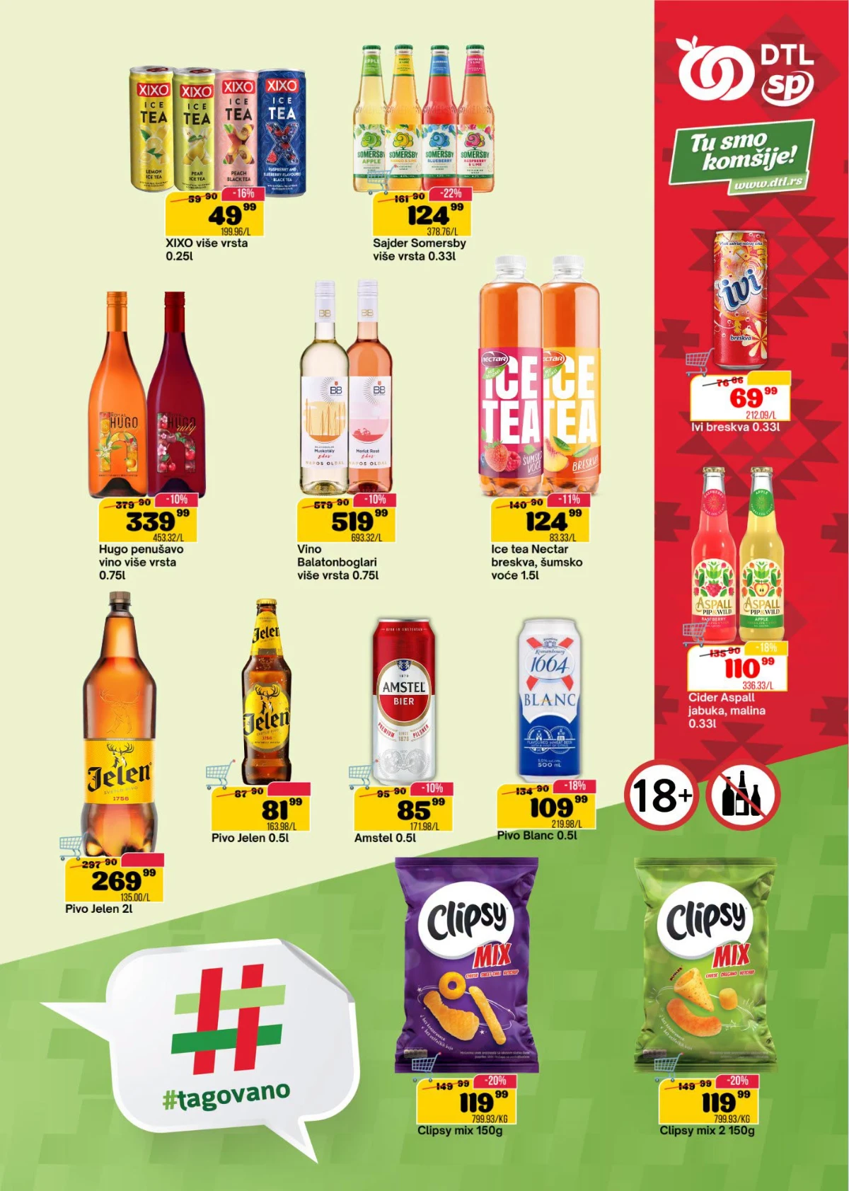 DTL SP Marketi katalog do 29.06.2026 sa ponudom proizvoda za domaćinstvo i redovnu kupovinu