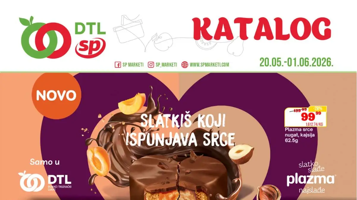 SP Marketi katalog do 01.06.2026 – Plazma, Pepsi, Quattro sladoled, kafa i kućna hemija na sniženju