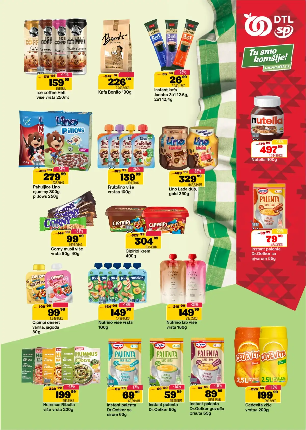 SP Marketi sniženja – osnovni proizvodi po nižim cenama do 04. maja 2026