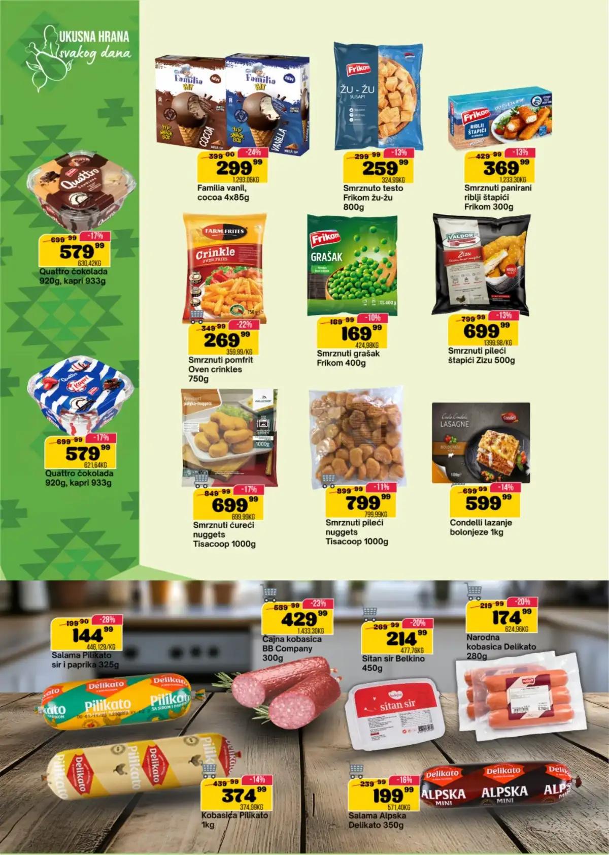 SP Marketi akcija – nedeljna kupovina po nižim cenama do 04. maja 2026