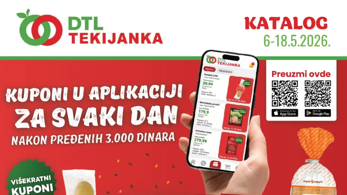 Tekijanka akcija katalog sniženja do 18. maja 2026 Srbija