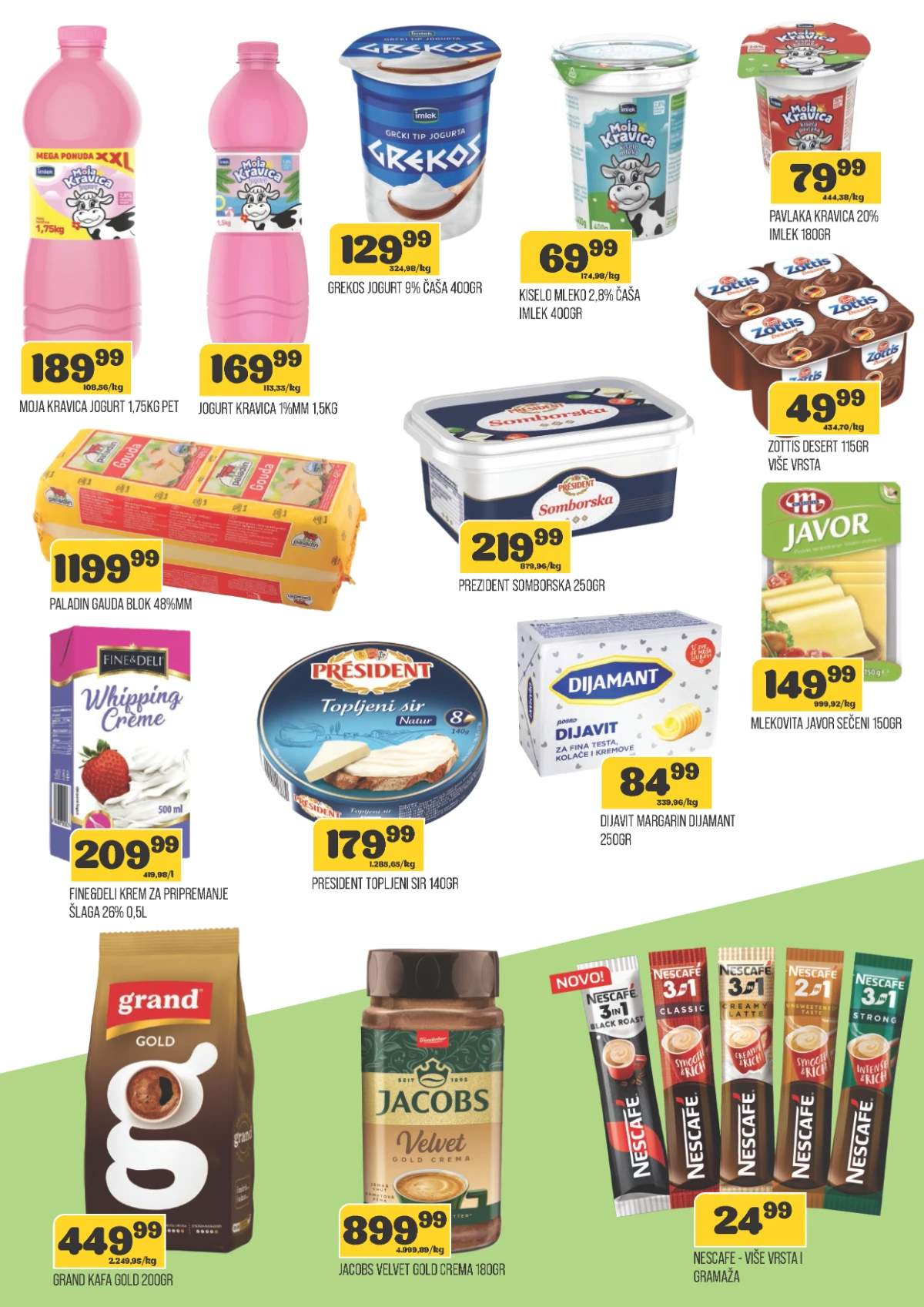 DTL Viva katalog strana 5 – akcija na voće, povrće i svakodnevne namirnice