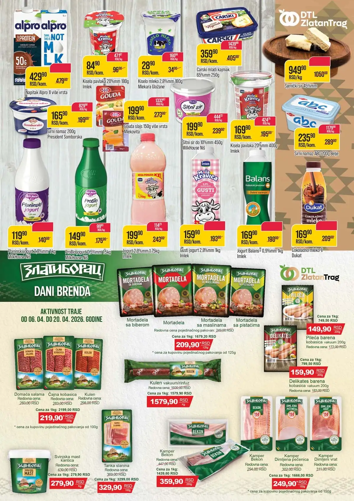 Zlatan Trag katalog akcija mart 2026 strana 5 Zlatan Trag katalog sniženja strana 5