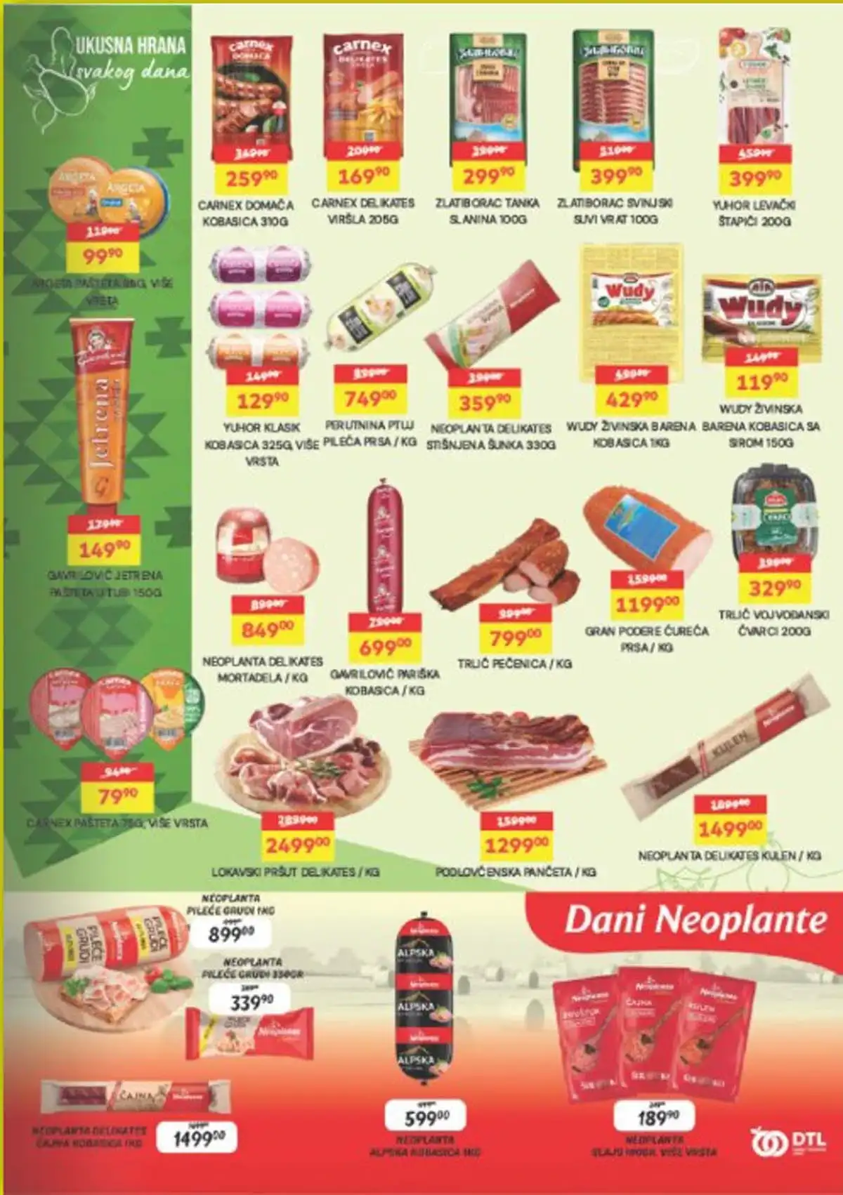 Žuti Market katalog sniženja do 20. aprila 2026 – kompletna akcijska ponuda - Strana 6 Žuti Market nova akcija i katalog sniženja do 20. aprila 2026 – Strana 6 - prehrana po sniženim cenama u Srbiji