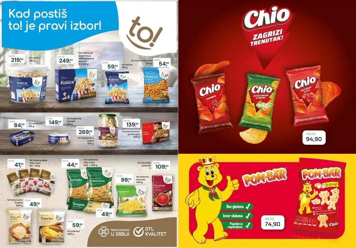 Žuti Market nova akcija i katalog sniženja do 06. aprila 2026 – Strana 2  - prehrana po sniženim cenama u Srbiji