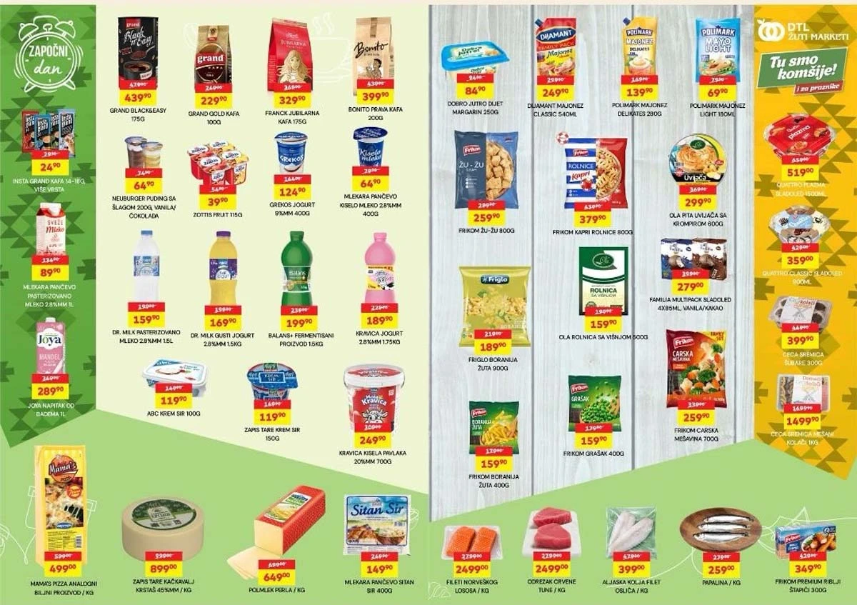 Žuti Market nova akcija i katalog sniženja do 06. aprila 2026 – Strana  3 - prehrana po sniženim cenama u Srbiji