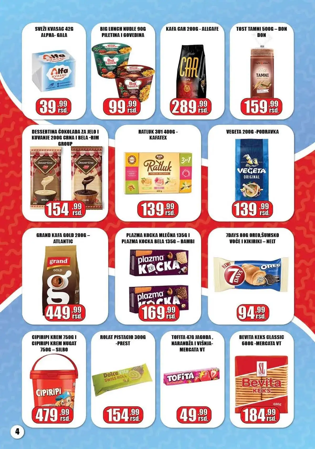 Gala Market katalog strana 5 – sniženja prehrane, pića i kućnih proizvoda